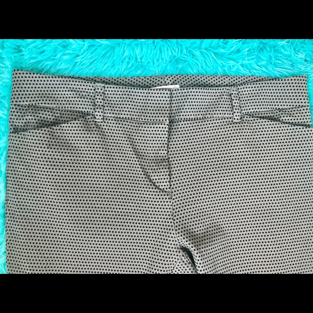 New York & Company Stretch Polka dot Capris